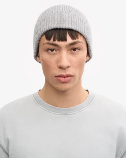 Merino Wool Beanie - Heather Grey