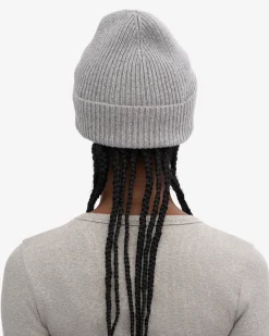 Merino Wool Beanie - Heather Grey