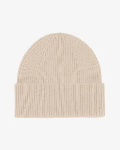 Merino Wool Beanie - Ivory White