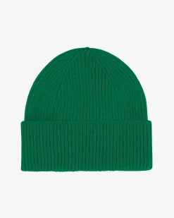 Merino Wool Beanie - Kelly Green