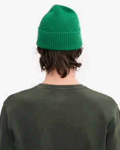 Merino Wool Beanie - Kelly Green