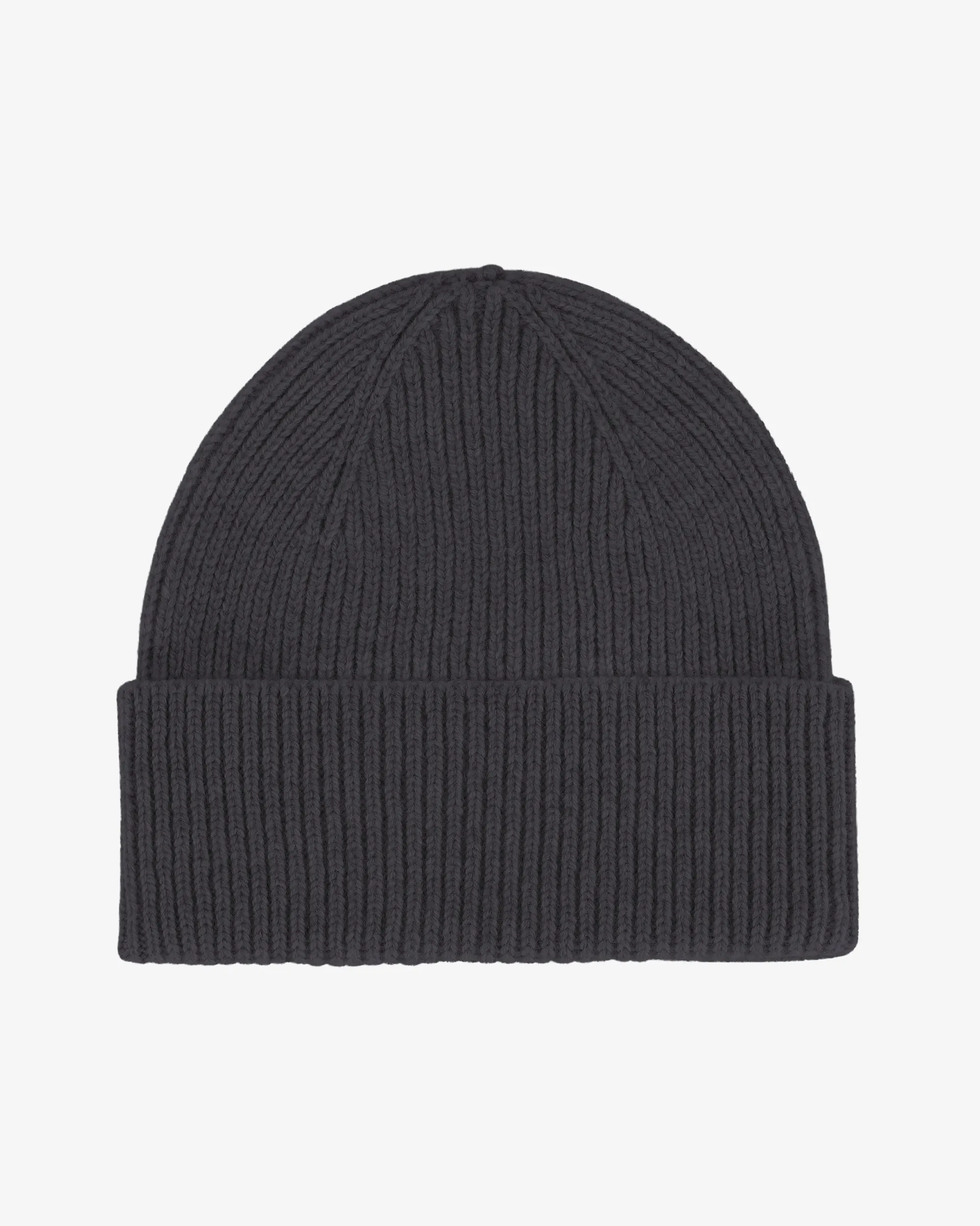Merino Wool Beanie - Lava Grey
