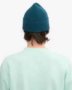 Merino Wool Beanie - Ocean Green