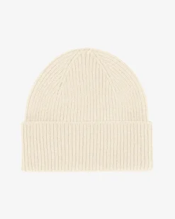 Merino Wool Beanie - Optical White