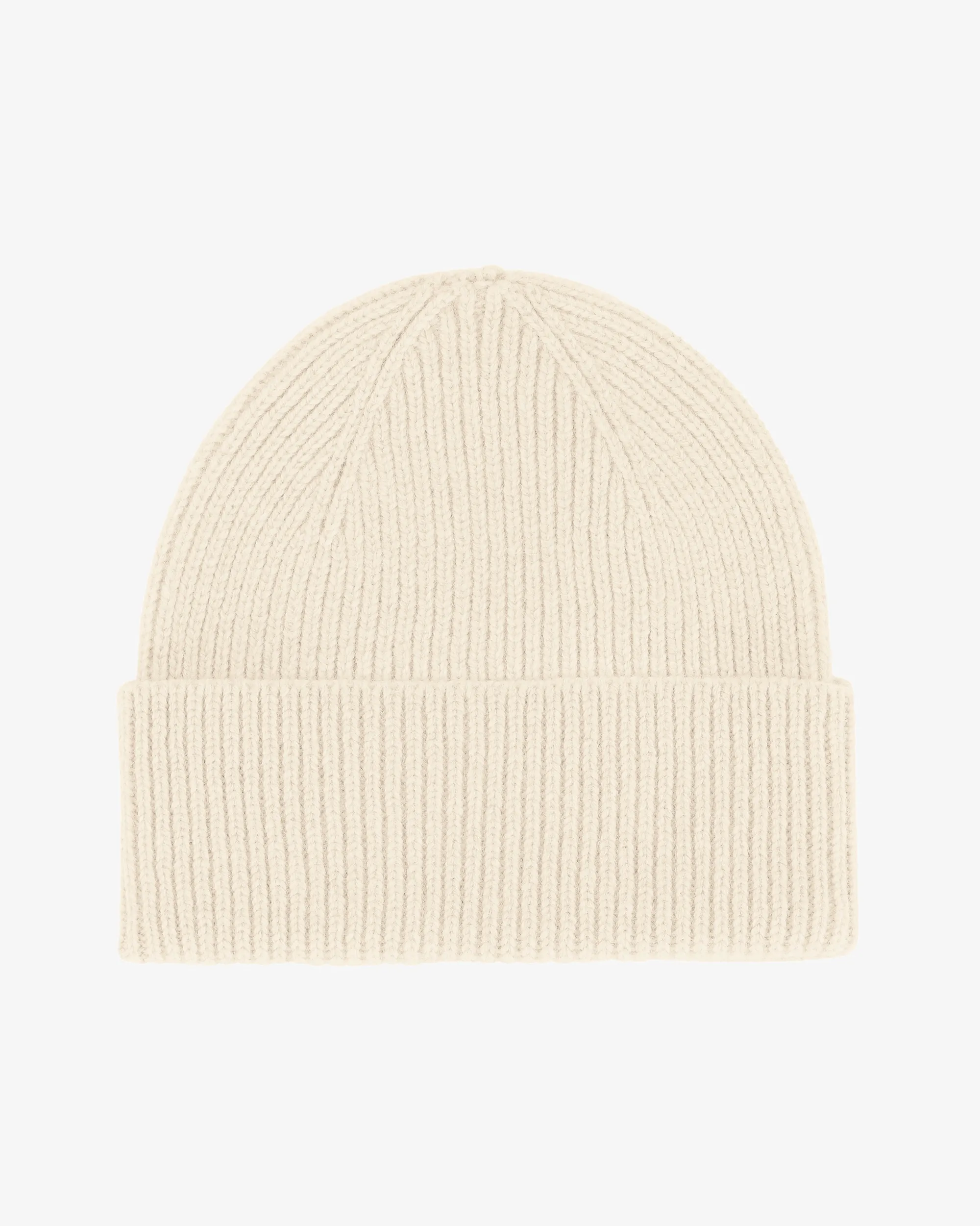 Merino Wool Beanie - Optical White