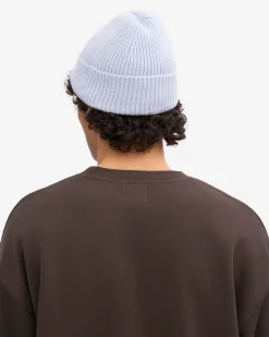 Merino Wool Beanie - Polar Blue