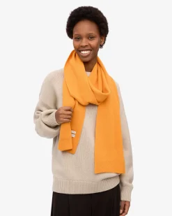 Merino Wool Beanie & Scarf - Burned Yellow