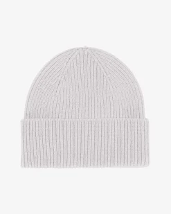 Merino Wool Beanie - Snow Melange