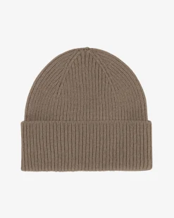 Merino Wool Beanie - Warm Taupe