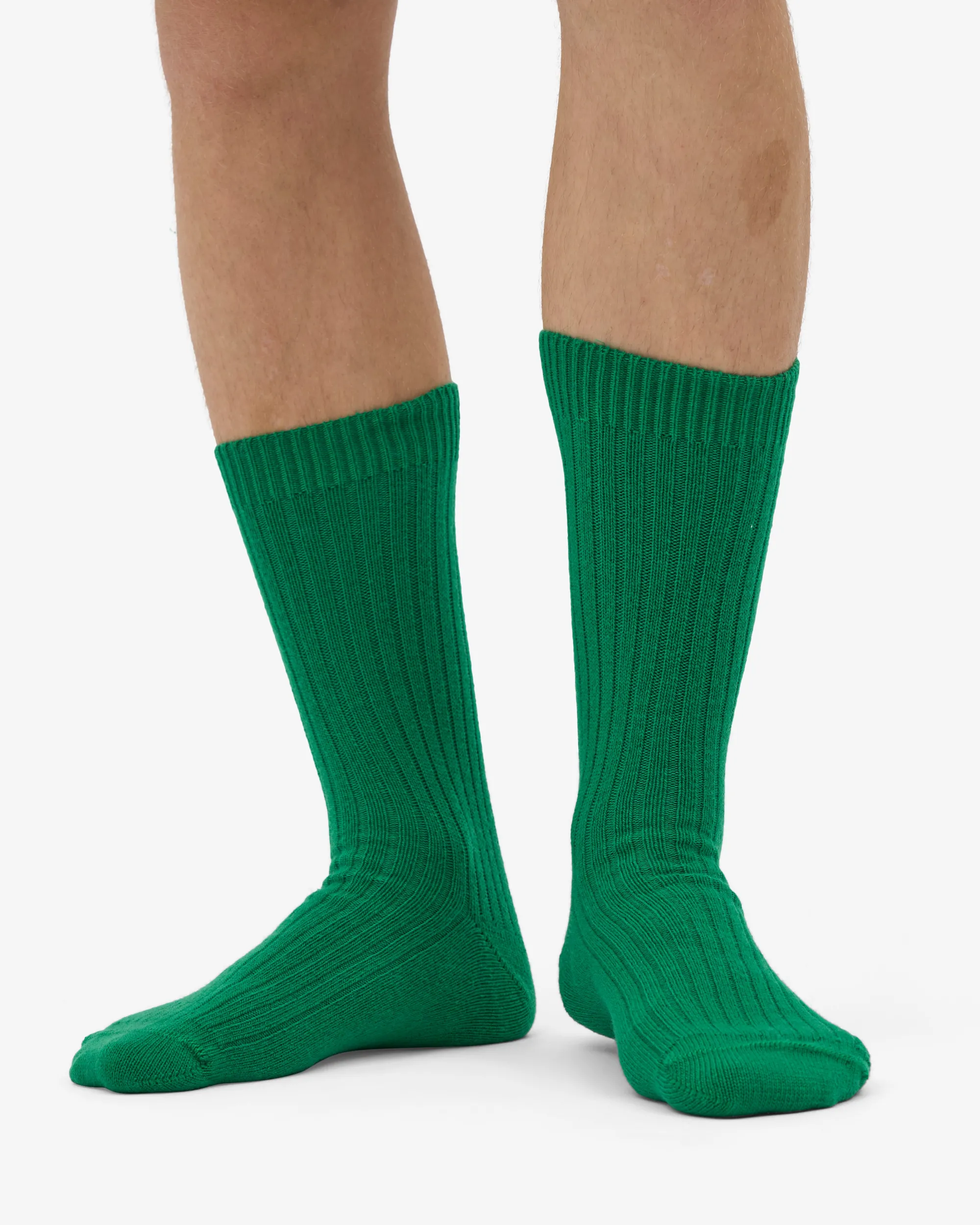 Merino Wool Blend Sock - Kelly Green