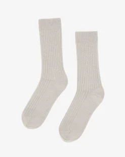 Merino Wool Blend Sock - Snow Melange