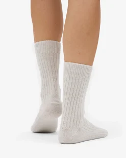 Merino Wool Blend Sock - Snow Melange