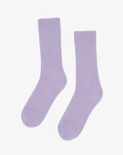 Merino Wool Blend Sock - Soft Lavender