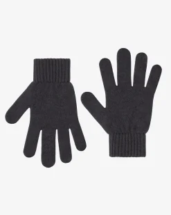 Merino Wool Gloves - Lava Grey