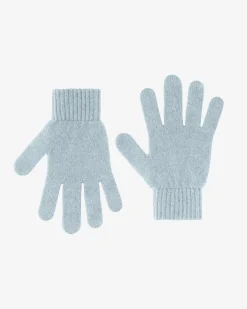 Merino Wool Gloves - Polar Blue