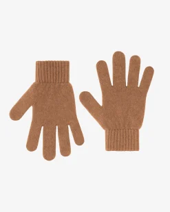 Merino Wool Gloves - Sahara Camel