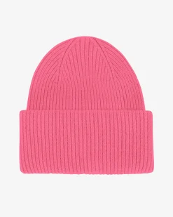 Merino Wool Hat - Bubblegum Pink