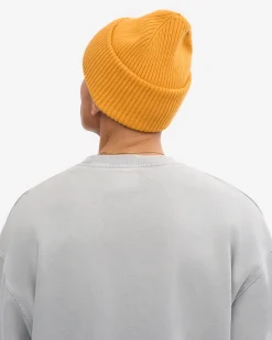 Merino Wool Hat - Burned Yellow
