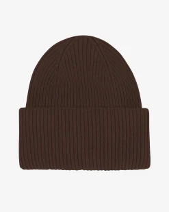 Merino Wool Hat - Coffee Brown