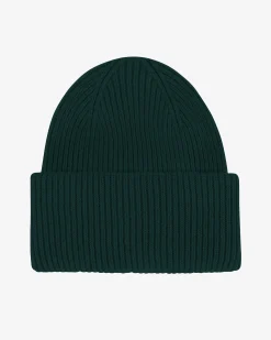 Merino Wool Hat - Emerald Green