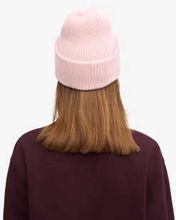 Merino Wool Hat - Faded Pink