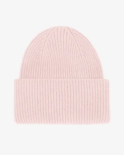 Merino Wool Hat - Faded Pink