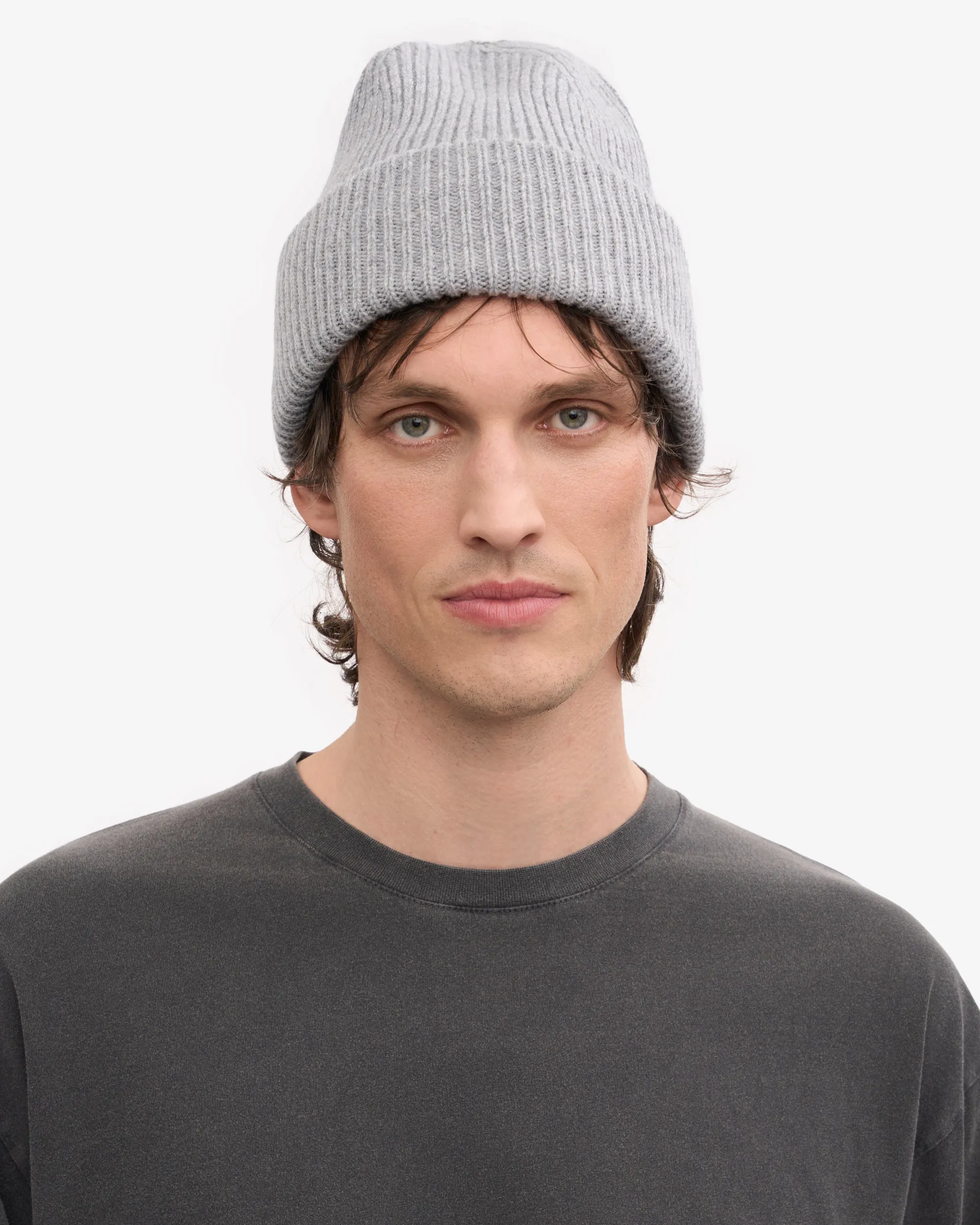 Merino Wool Hat - Heather Grey