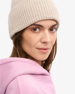 Merino Wool Hat - Ivory White