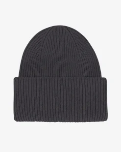 Merino Wool Hat - Lava Grey