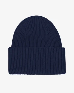 Merino Wool Hat - Marine Blue