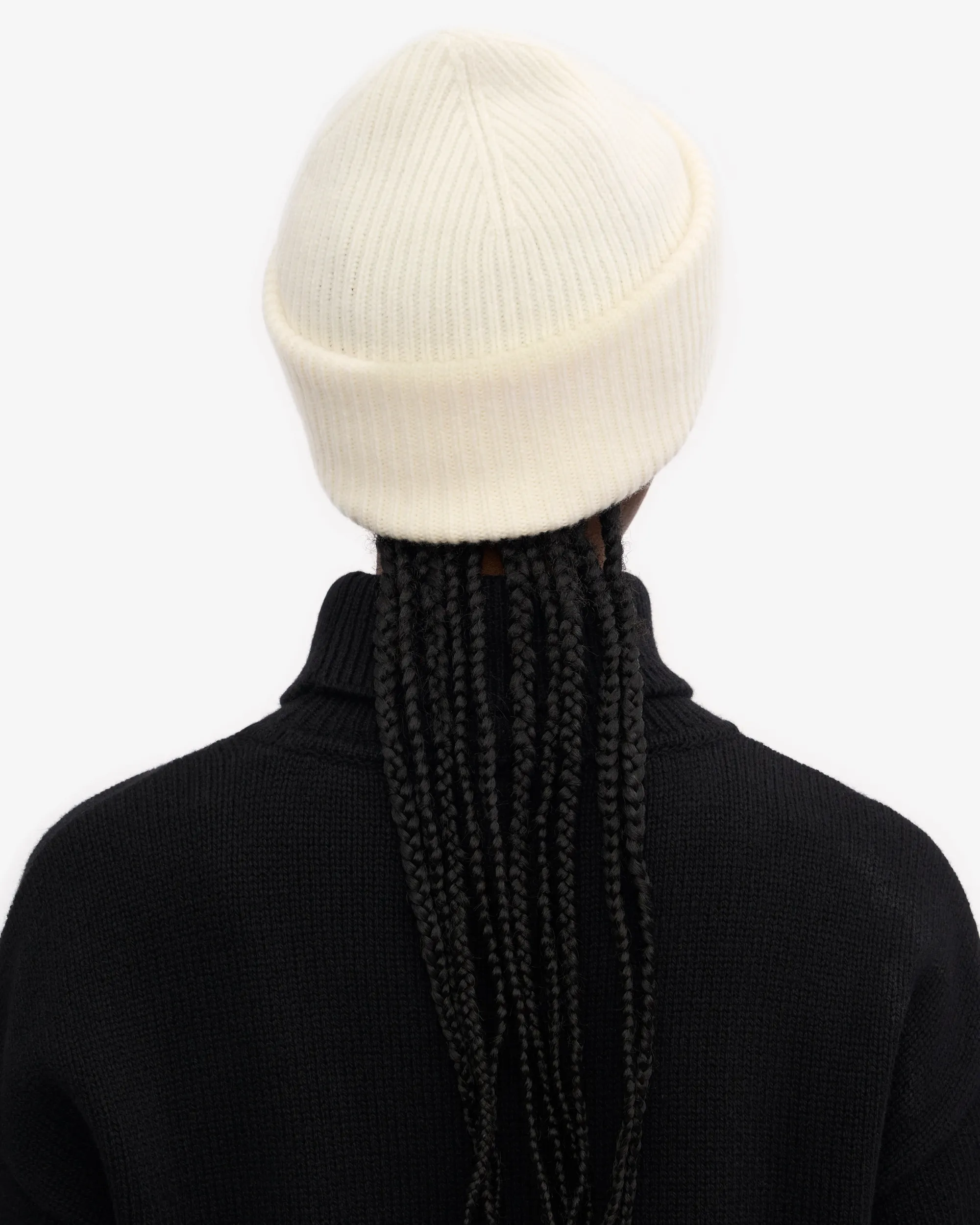 Merino Wool Hat - Optical White