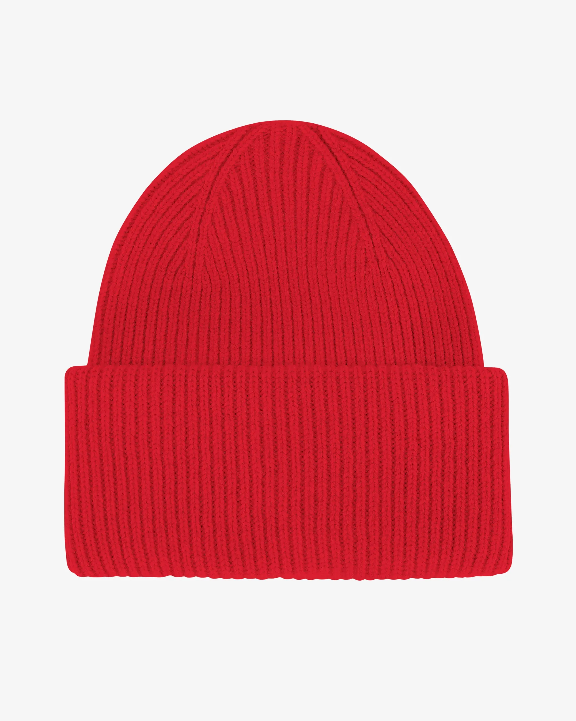 Merino Wool Hat - Scarlet Red