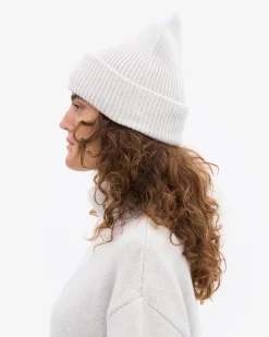 Merino Wool Hat - Snow Melange
