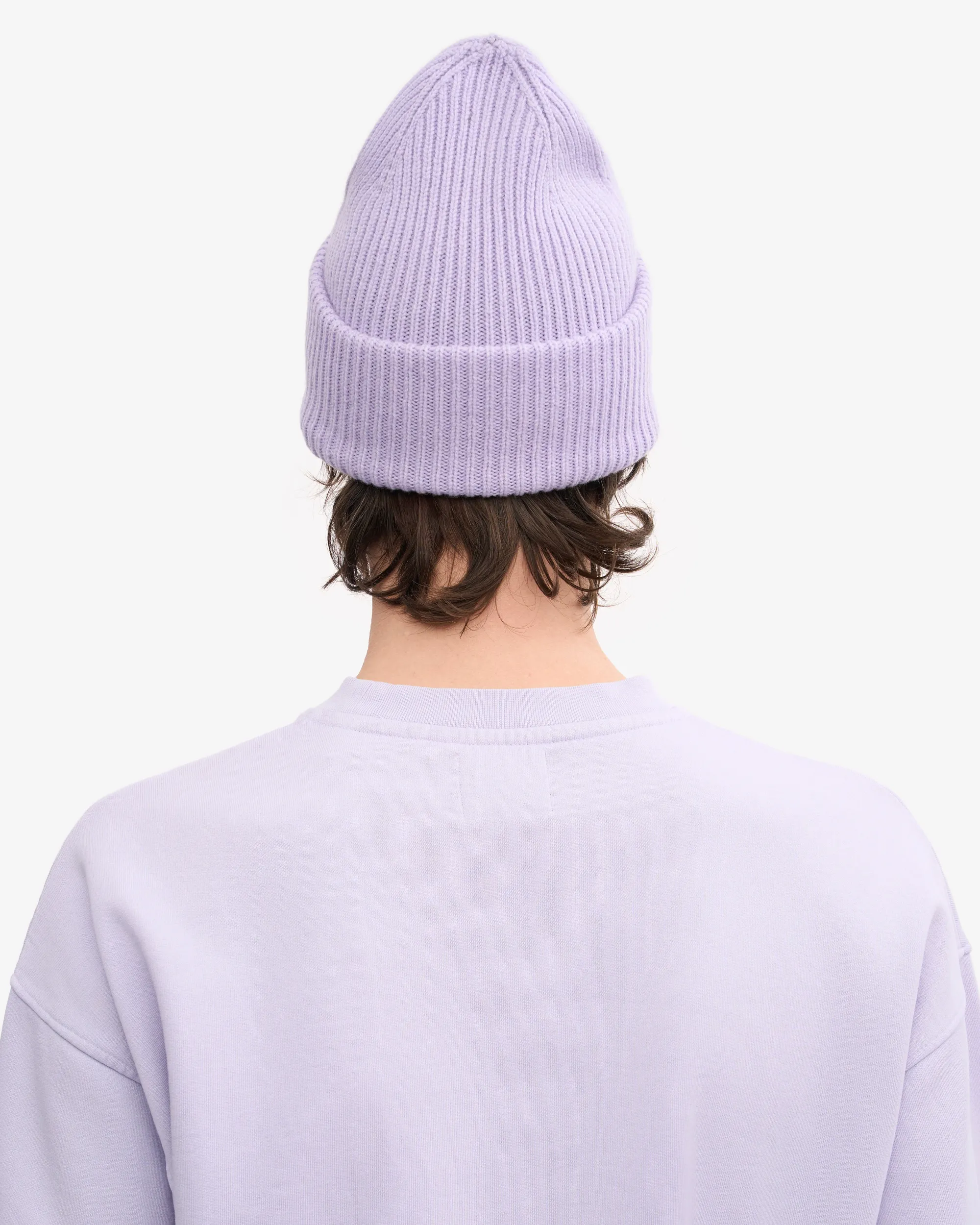 Merino Wool Hat - Soft Lavender