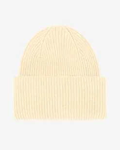 Merino Wool Hat - Soft Yellow