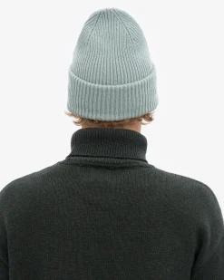 Merino Wool Hat - Steel Blue