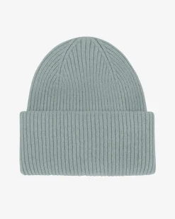 Merino Wool Hat - Steel Blue
