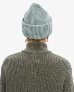 Merino Wool Hat - Steel Blue