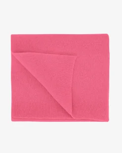 Merino Wool Scarf - Bubblegum Pink