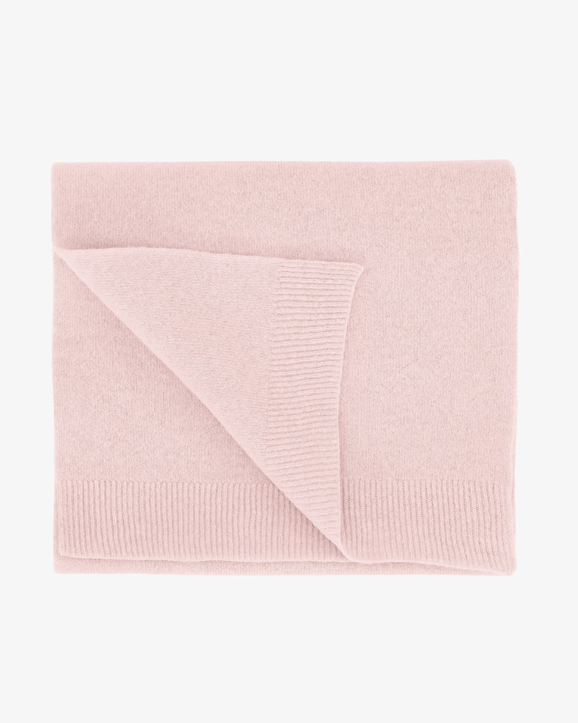 Merino Wool Scarf - Faded Pink