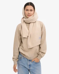 Merino Wool Scarf - Ivory White