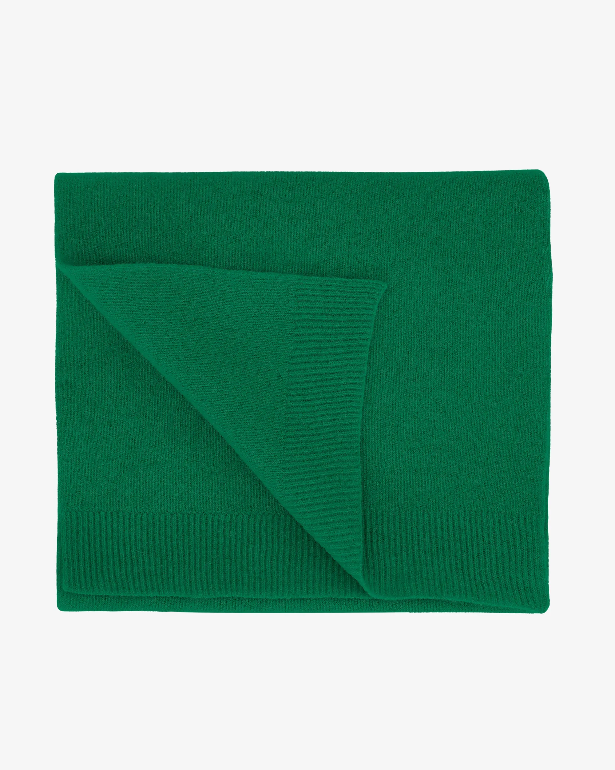 Merino Wool Scarf - Kelly Green
