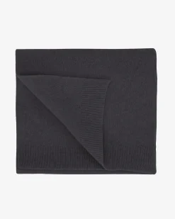 Merino Wool Scarf - Lava Grey
