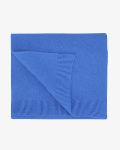 Merino Wool Scarf - Pacific Blue