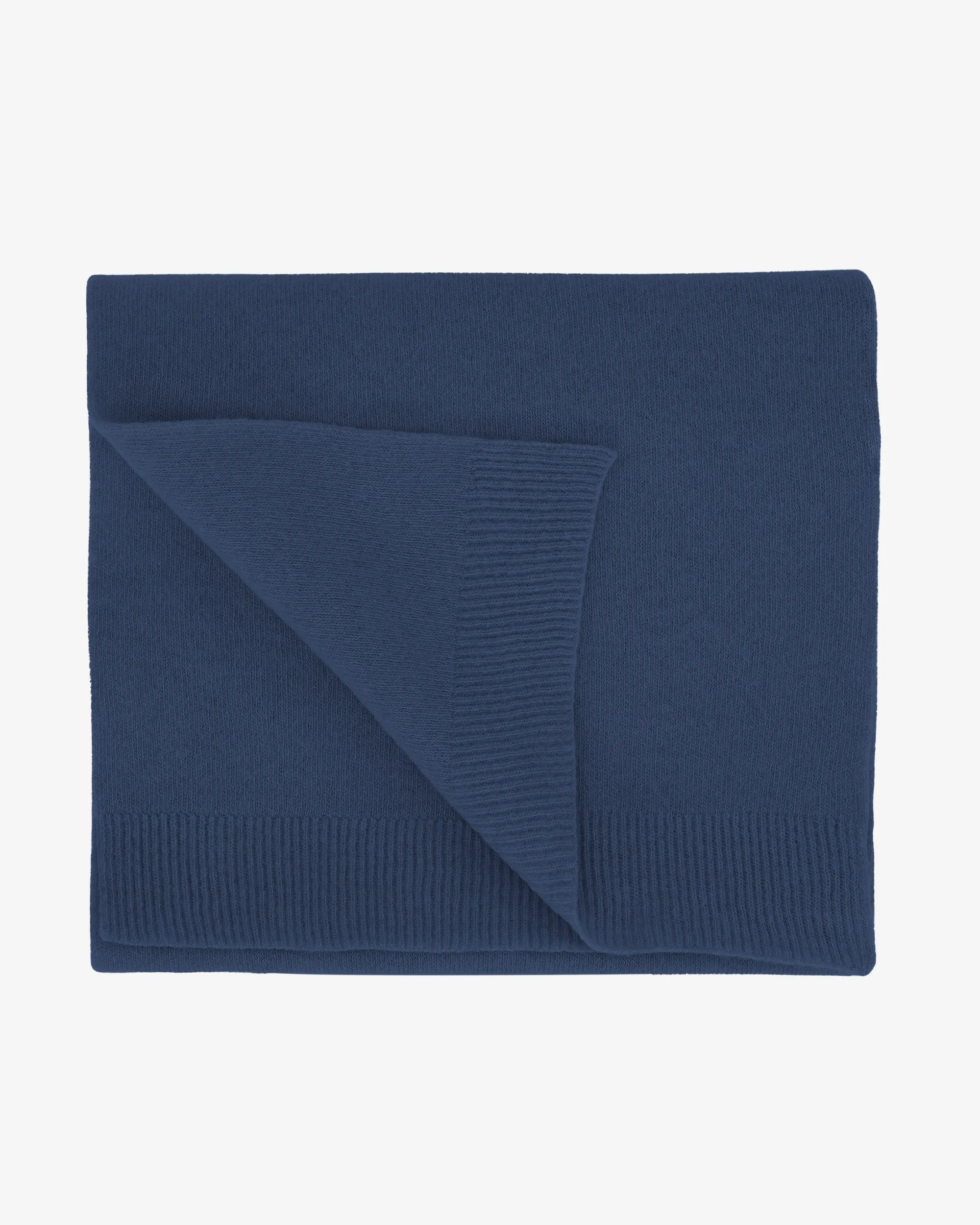 Merino Wool Scarf - Petrol Blue