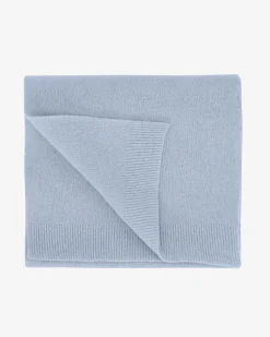 Merino Wool Scarf - Polar Blue