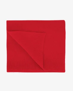 Merino Wool Scarf - Scarlet Red