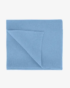 Merino Wool Scarf - Seaside Blue