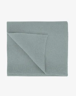 Merino Wool Scarf - Steel Blue