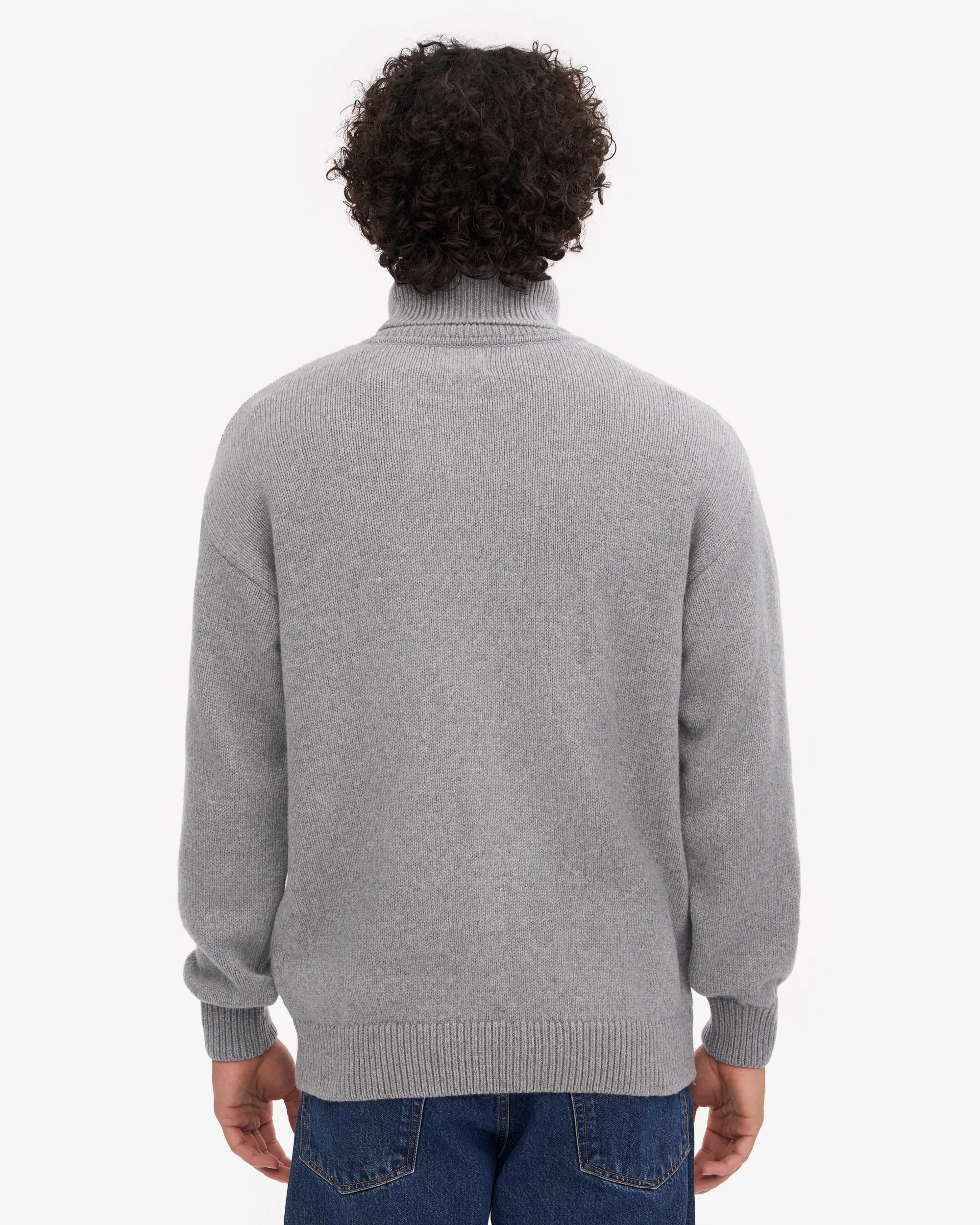 Merino Wool Turtleneck - Warm Taupe
